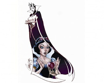 Snow White and the Seven Dwarfs, Queen Grimhilde, Disney, Snow White, poisoned apple HD wallpaper