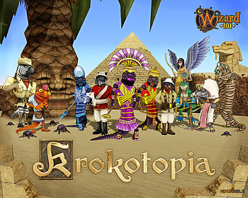 Wizard101 Krokotopia, wizard, mmo, wizard101, online game HD wallpaper