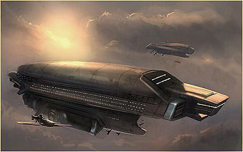spaceship, space, drawing, future HD wallpaper