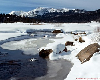 California, winter HD wallpaper