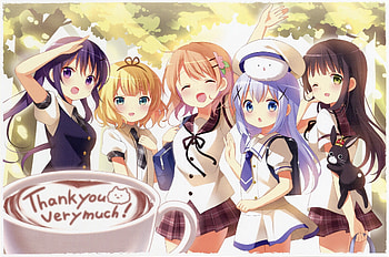 Anime, Is The Order A Rabbit? HD wallpaper