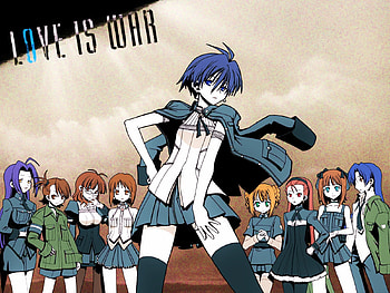 Love Is War, yayoi, haruka, makoto, ritsuko, iori, chihaya, idol master, azusa, ami, yuhiko HD wallpaper
