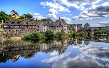 Coast of France, bridge, architecture, france, cityscapes HD wallpaper