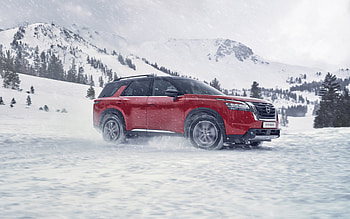 Nissan Pathfinder, offroad, 2022 cars, winter, CIS-spec, SUVs, 2022 Nissan Pathfinder, japanese cars, Nissan HD wallpaper