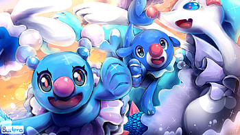 Video Game - PokÃ©mon Sun and Moon Primarina (PokÃ©mon) Brionne (PokÃ©mon) Popplio HD wallpaper