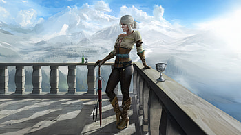 Ciri The Witcher , ciri, the-witcher-3, games, artwork, digital-art, art, video-games HD wallpaper