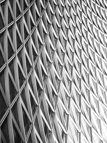 Architecture, Minimalism, Design, Construction, Bw, Chb HD phone wallpaper