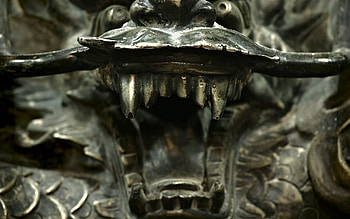 Miscellanea, Miscellaneous, Dragon, Metal, Sculpture HD wallpaper