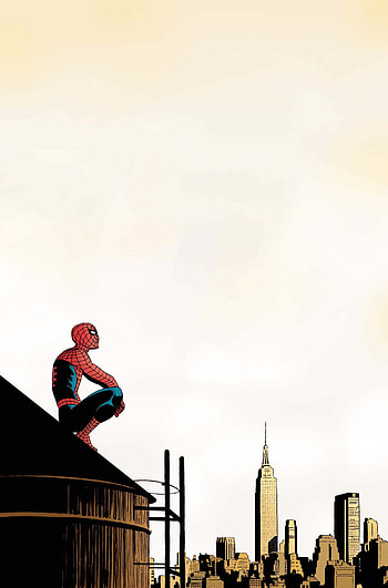 Spider-Man Skyline: Iconic View, spider man HD phone wallpaper