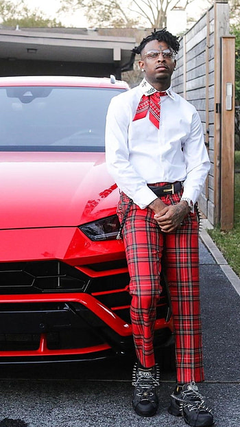 21 Savage, Versatile artist, Captivating , Music-inspired visuals HD phone wallpaper