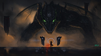 Aeon Awakening Dragon Evil Fear Fury Million Oblivion , digital-art, artist, artwork, dragon, evil, deviantart HD wallpaper