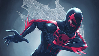 Spiderman 2099, spiderman, artwork, superheroes, digital-art, art HD wallpaper