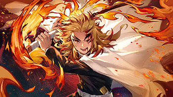 Kyojuro Rengoku Demon Slayer PC , Rengoku HD wallpaper