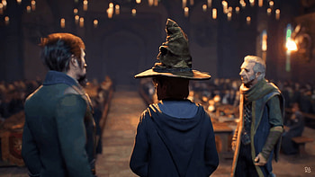 Hogwarts Legacy, PlayStation universe, Stunning artwork, Immersive setting HD wallpaper
