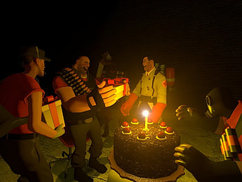 Team Fortress Heavy's Birtay, valve, heavy, team fortress, video game HD wallpaper