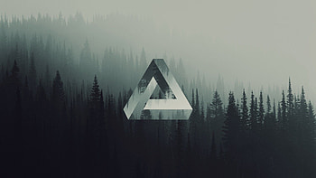 Triangular patterns, Geometric , Abstract shapes, Digital artwork HD wallpaper