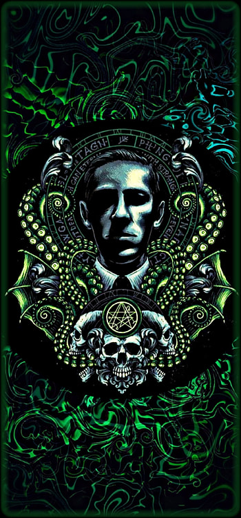 Lovecraft, art, Damascus HD phone wallpaper