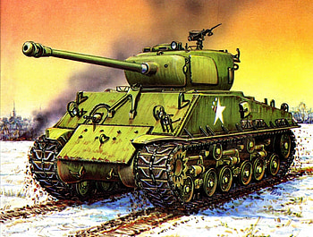 Sherman M-51 Tank, military, isherman, sherman, art, m51, m-51, war, painting, drawing, tank HD wallpaper