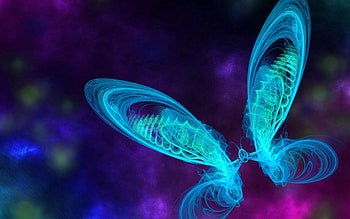 Abstract, Background, Shine, Light, Lines, Butterfly HD wallpaper