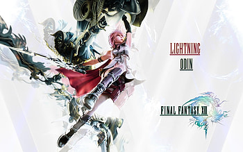 final fantasy XIII, blue, odin, arts, summon, cute, ff, illustration, lightning, digital, ps3, abstract, pretty, xbox, girls HD wallpaper