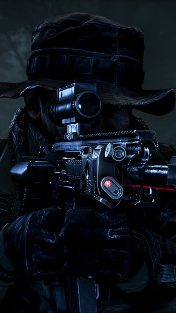 Midnight Marksman — BF4 Sniper , gun, soldier, night, video game HD phone wallpaper