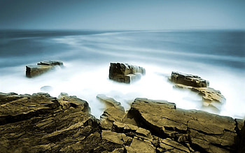 the coast, sea, coast HD wallpaper