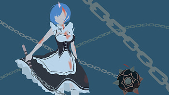 Rem (Re:zero), Anime, Re:zero Starting Life In Another World HD wallpaper