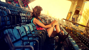 Cowgirl Fan, stadium, style, rodeo, fun, famous, cowgirls, fashion, fans, models, boots, western, female HD wallpaper
