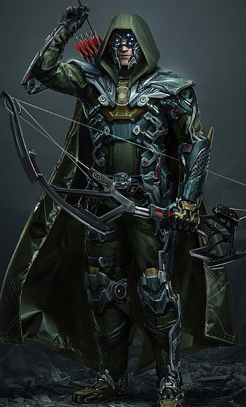Green Arrow comics, Injustice 2, Green Arrow war suit HD phone wallpaper