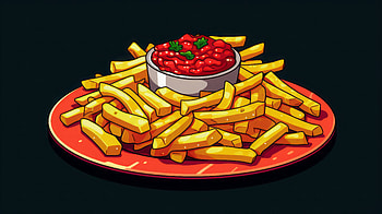 Crispy French Fries, food, french fries HD wallpaper