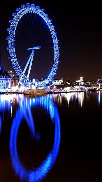 London eye, River Thames, Xperia XZ HD phone wallpaper