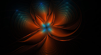 Abstract, Brown, Fractal, Glow, Intricate, Confused HD wallpaper