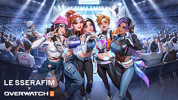 LE SSERAFIM x Overwatch 2, video game, Overwatch 2, LE SSERAFIM, South Korean, K-pop HD wallpaper
