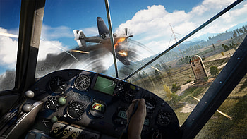 Far Cry 5 Airplane Cockpit Games Flight HD wallpaper