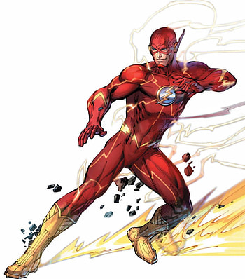 Flash, art, cartoon HD phone wallpaper