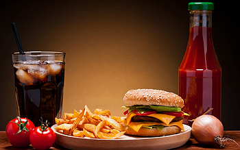 Cola, Hamburgers HD wallpaper