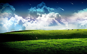 landscape background HD wallpaper