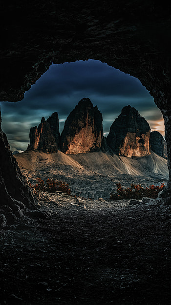Tre Cime di Lavaredo, Geology HD phone wallpaper