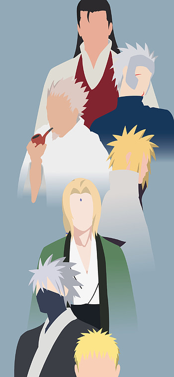 Minato Namikaze, Kakashi Hatake, Naruto Uzumaki, Anime, Naruto HD phone wallpaper