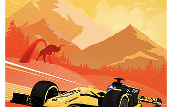 Renault Formula 1, Austria 2017, Poster , Thrilling race HD wallpaper