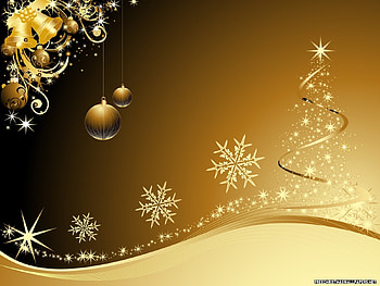 Golen Christmas, Golen, Christmas, Tree, Snow HD wallpaper