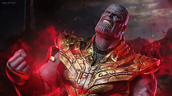 Thanos Feel My Power , thanos, supervillain, superheroes, artist, artwork, digital-art HD wallpaper