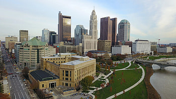Columbus Ohio changes, Central Ohio development, Urban transformation, City growth HD wallpaper