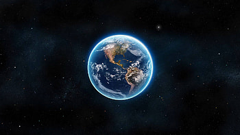Our Earth, fun, planet, space, cool HD wallpaper