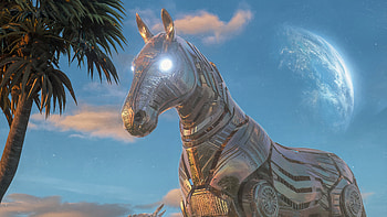 Beautiful Horse Machines , artist, artwork, digital-art HD wallpaper
