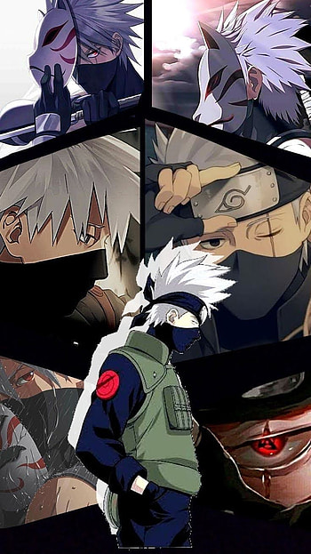 Kakashi, dibujo, anime, arte HD phone wallpaper