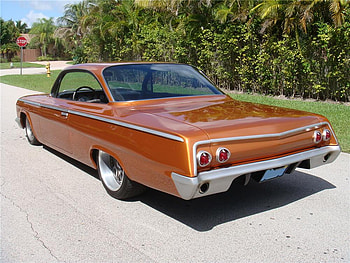 1962 Chevrolet Bel Air custom, classic, custom, car, chevy, bel air HD wallpaper