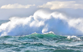 Ocean Wave in Oregon, America, ocean, wave, splash HD wallpaper