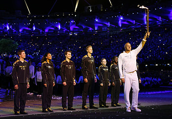 Steve Redgrave, Olympic Flame HD wallpaper