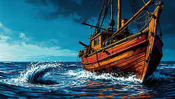 Majestic Fishing Boat - Ultra, fishing boat, ship, ocean, water, wave, Ocean Waves HD wallpaper